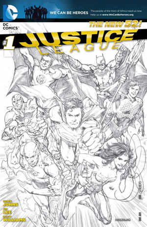 JUSTICE LEAGUE #1 (2011 New 52 Series) 7th Printing