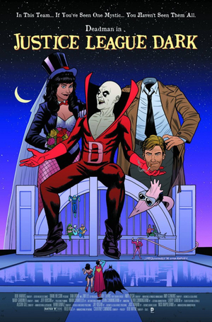Justice League Dark #40 (2011) Movie Poster Variant (Beetlejuice)