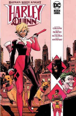 BATMAN WHITE KNIGHT PRESENTS HARLEY QUINN TP (MR) Signed By Sean & Katrina
