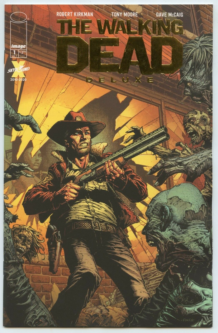 Walking Dead Deluxe #1 Gold Foil One-Per-Store Variant