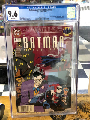 BATMAN ADVENTURES Annual #1 :  3rd Harley Quinn, 1st Roxie Rockets 9.6 CGC