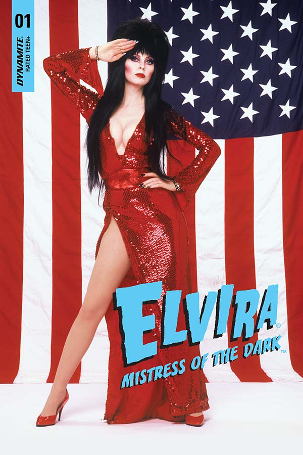 ELVIRA Mistress of the Dark #1 STARS AND STRIPES PHOTO VARIANT