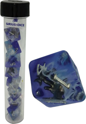 HEALING HANDS RESIN SIRIUS DICE SET