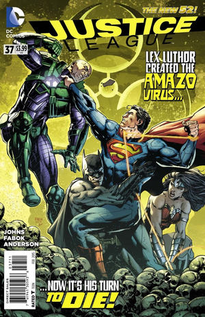 JUSTICE LEAGUE #37 (2011 New 52 Series) Main Cover