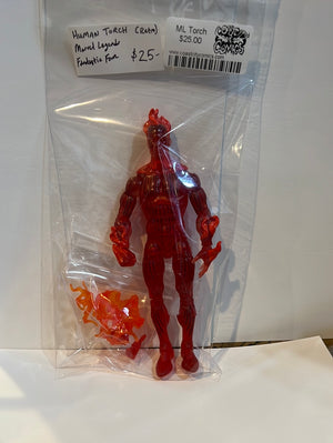 Marvel Legends : Retro Human Torch  Loose