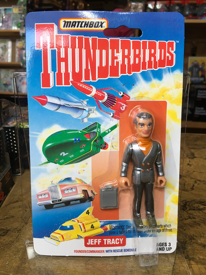 Thunderbirds : Jeff Tracy Figure Mint On Card (Matchbox 1994)