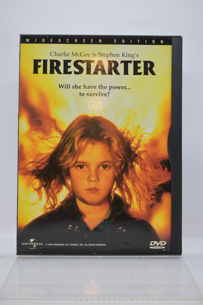 Firestarter (DVD) Widescreen SNAPCASE Stephen King Drew Barrymore