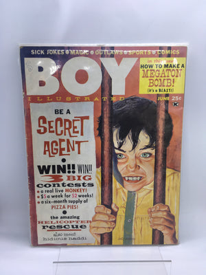 Boy Illustrated : 1960's Monster Magazine HTF VG+ Condition