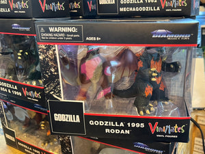 Godzilla Vinimates Burning Godzilla (1995) & Rodan Two-Pack MIB