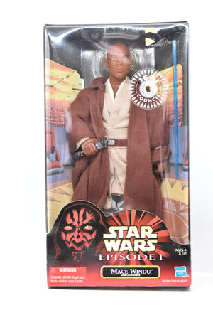Mace Windu 12"-Star Wars-Episode One-New 1/6 Scale MIB Hasbro