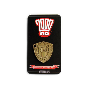 Enamel Pin: 2000 AD Judge Dredd Badge (YESTERDAYS)