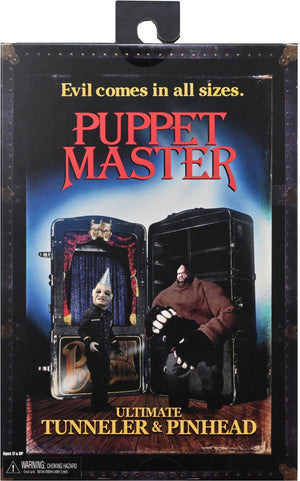 NECA Puppet Master Ultimate Tunneler & Pinhead Action Figure Two-Pack
