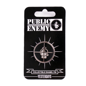 Enamel Pin: Public Enemy Logo (YESTERDAYS)