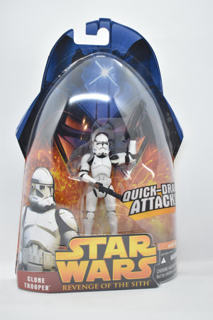 STAR WARS REVENGE OF THE SITH: Clone Trooper (Quick-Draw Attack)  MOC