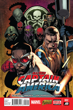 All-New Captain America #2  (Sam Wilson / Falcon-Cap) Main Cover