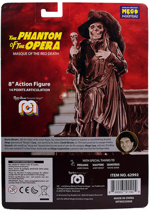 The Phantom of the Opera Phantom of the Red Death 8" Mego Figure MIB