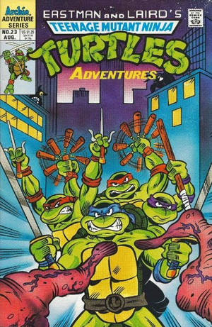 Teenage Mutant Ninja Turtles Adventures #23 (First Slash)