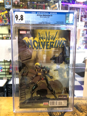 All New Wolverine #2 First Honey Badger/Scout/Gabby 9.8 CGC