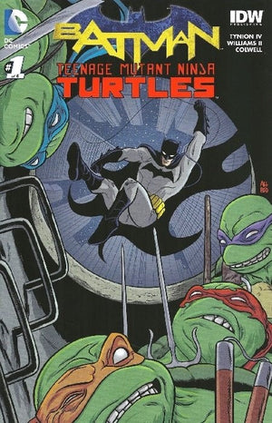 Batman / Teenage Mutant Ninja Turtles #1 Newbury Comics Color Cover