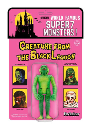 Universal Monsters ReAction Figures – “Super” Creature Super 7 MOC "Wide Sculpt"