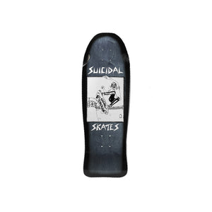 Dogtown Deck Suicidal Skates Pool Skater Re-Issue Black 10.12" x 30.32"