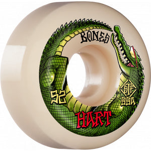 BONES WHEELS PRO STF Skateboard Wheels Hart Speed Gator 52mm V5 Sidecut 99A 4pk