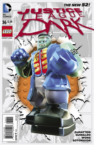 Justice League Dark #36 (2011) LEGO Variant