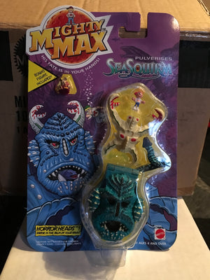 Mighty Max Horrorheads : SeaSquirm MOC Case Fresh No Sticker