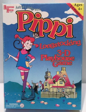 PIPPI LONGSTOCKING : 3-D PLAYHOUSE GAME (SEALED) UNIVERSITY GAMES 2000