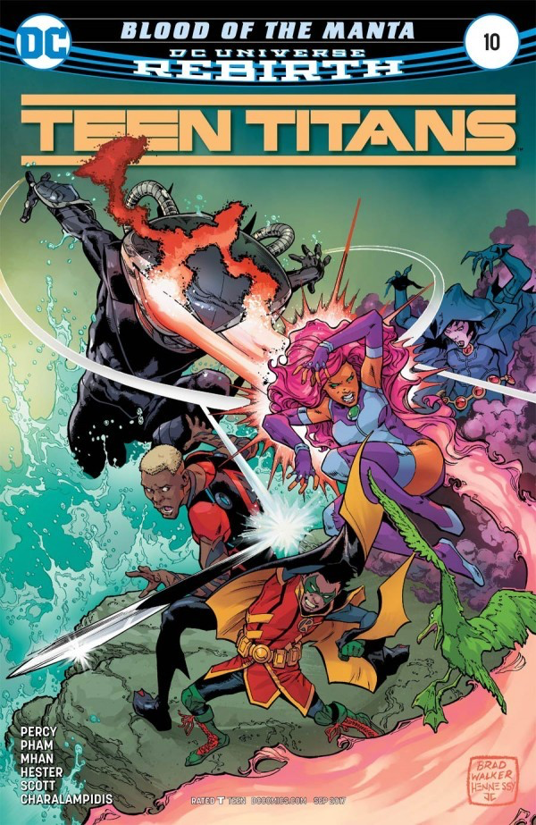 Teen Titans Rebirth #10 (2016) Main Cover - Main Image