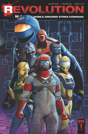 Revolution : M.A.S.K. #1 (IDW Transformers, Gi Joe, MASK, ROM, Action Man Crossover) RI Cover Variant