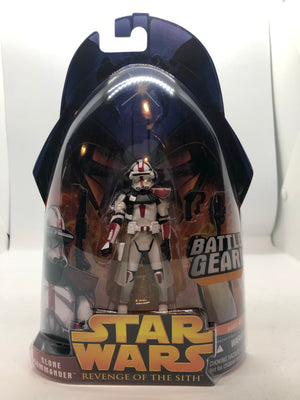 STAR WARS REVENGE OF THE SITH: CLONE COMMANDER RED MOC