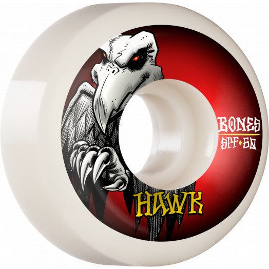 BONES WHEELS PRO SPF Skateboard Wheels Hawk Falcon II 60mm P5 Sidecut 84B 4pk