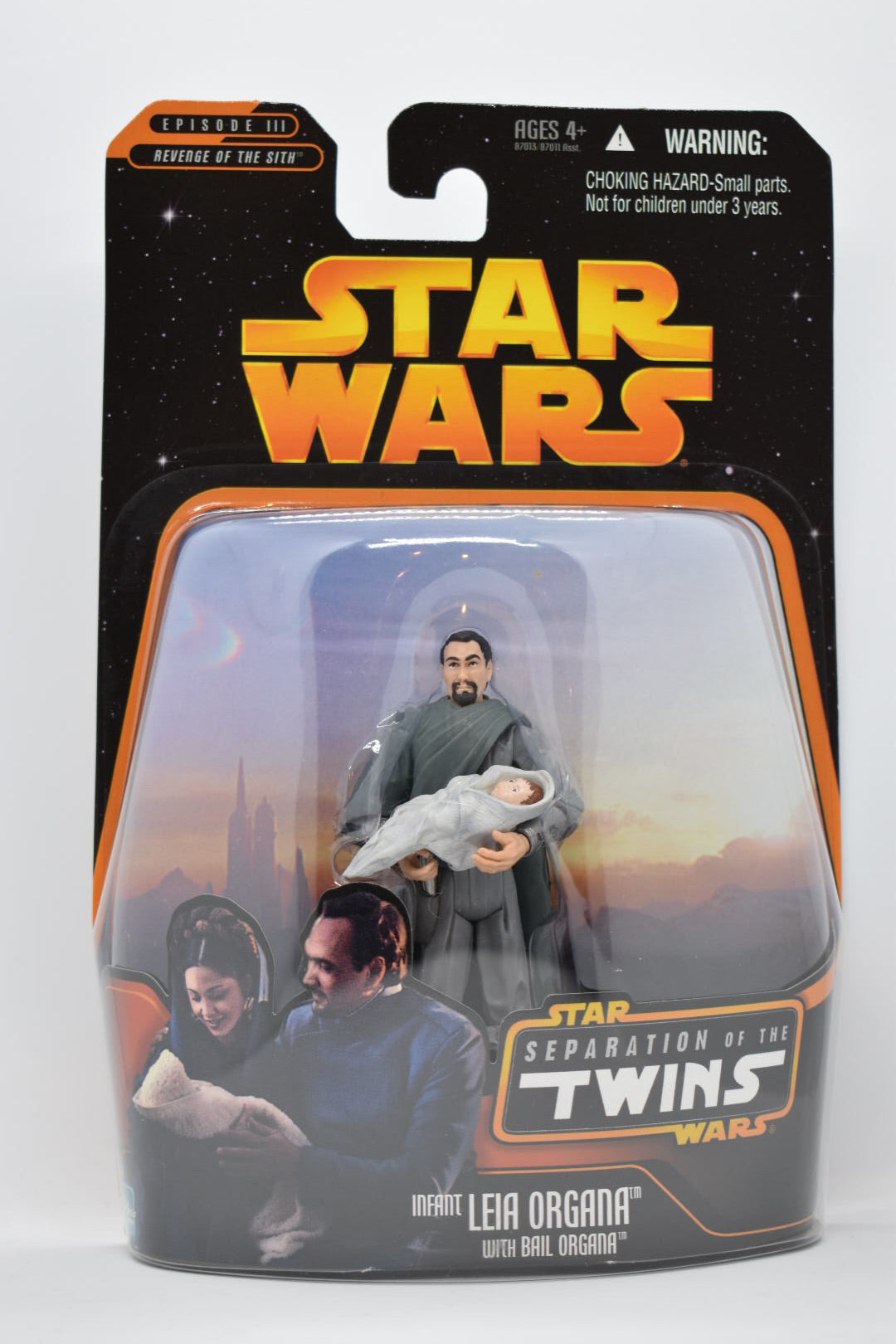 STAR WARS REVENGE OF THE SITH: Separation of the Twins Infant Leia w/ Bail  Organa MOC