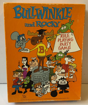 Bullwinkle and Rocky : TSR Role Playing Party Game Vintage Complete