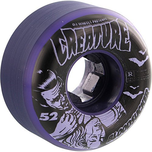 Oj Wheels Creature Bloodsucker Fives 52mm 99a Purple Wheels (Set Of 4) by Oj Wheels