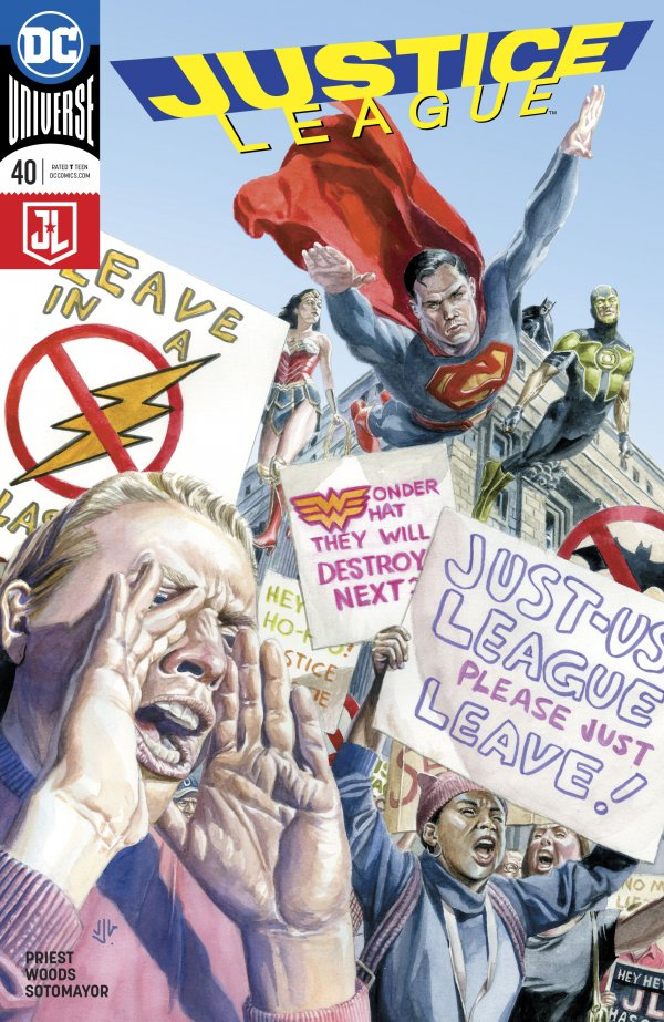 Justice League #40 (2016 Rebirth Series) Variant Edition