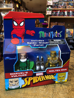Spider-Man Minimates : Marvel's Vulture & Molten Man