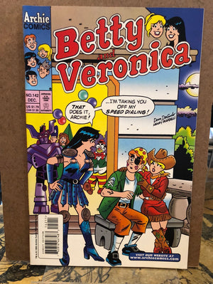 Betty and Veronica #142 (Dan Parent Xena Cosplay Cover)