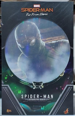 Spider-Man Stealth Suit Standard Edition MMS540: Sixth Scale Figure By Hot Toys