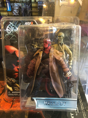 Hellboy Mezco 2006 : Hellboy & Ivan MOC (Slightly damaged card)