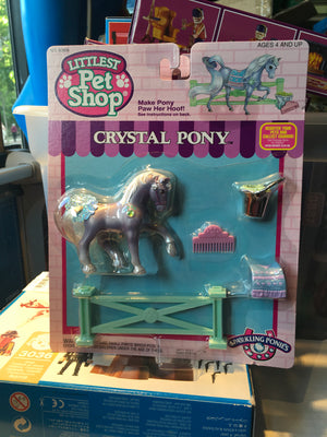 Littlest Pet Shop : Sparkling Ponies Crystal Pony 1994 Kenner