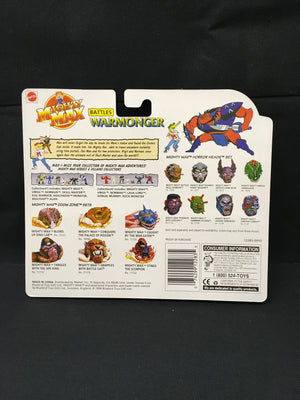Mighty Max Heroes & Villains : Collection #3 Featuring War Monger MOC Case Fresh No Sticker