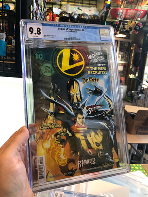 Legion of Super-Heroes #6 (First Gold Lantern) CGC 9.8 Main Cover