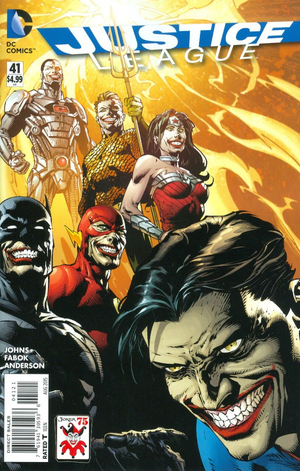 JUSTICE LEAGUE #41 (2011 New 52 Series) Joker Variant Cover First Appearance of Grail