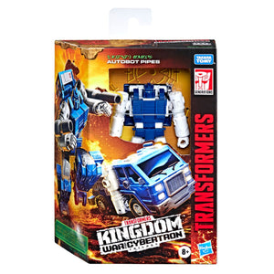 TRANSFORMERS Generation War For Cybertron Kingdom AUTOBOT PIPES Deluxe MIB
