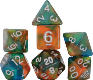 PERSIMMON PUNCH RESIN SIRIUS DICE SET