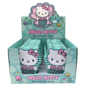 Hello Kitty Mermaid Seashell Shaped Sour Candy - 1-oz Tin