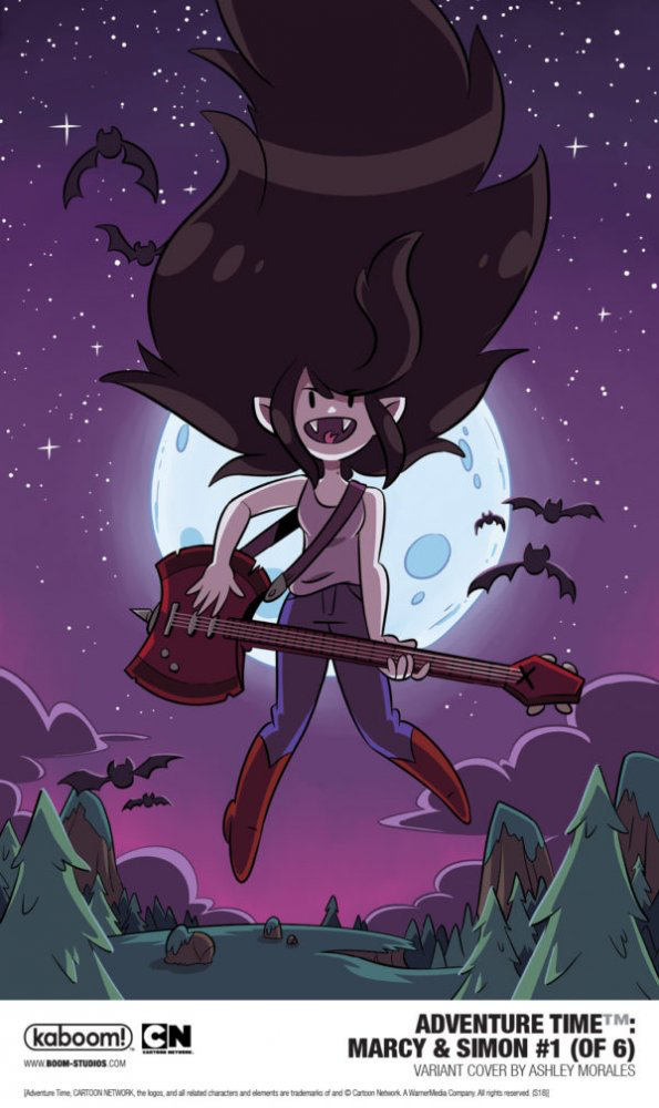ADVENTURE TIME MARCY & SIMON #1: MARCY COVER by ASHLEY MORALES