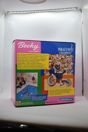 Becky Friend of Barbie : Paralympic Champion MIB w/ Wheelchair Accessory